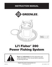 Greenlee Li'l Fisher 390 Instruction Manual