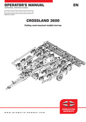 Gregoire Besson CROSSLAND 3600 Operator's Manual
