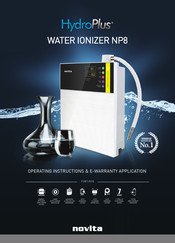 Novita HydroPlus NP8 Operating Instructions And E-Warranty Application