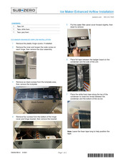 Sub-Zero UC-15I Installation