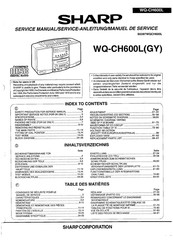Sharp WQ-CH600LGY Service Manual