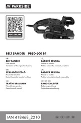 Parkside PBSD 600 B1 User Manual