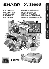 Sharp XV-Z3000U Operation Manual