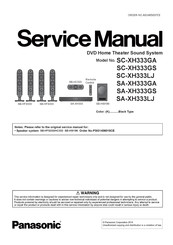 Panasonic SA-XH333LJ Service Manual