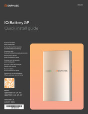 enphase IQBATTERY-5P-1P-INT Quick Install Manual