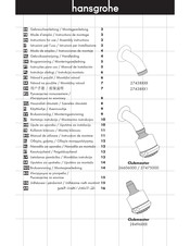 Hans Grohe 27438 Series Instructions For Use/Assembly Instructions