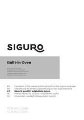 SIGURO SGR-BO-L250B Translation Of The Operating Instructions