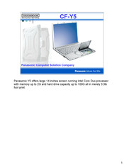 Panasonic TOUGHBOOK CF-Y5 Manual