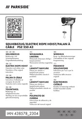 Parkside 438578 2304 Operation And Safety Notes