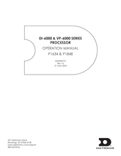 Daktronics VP-6000-3RU Operation Manual