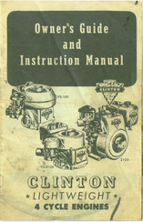 Clinton 2100 Owner's Manual And Instruction Manual