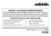 marklin 66366 Manual
