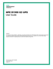 HPE R1500 G3 User Manual