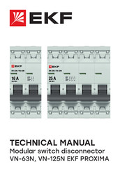 EKF VN-63N EKF PROxima Technical Manual