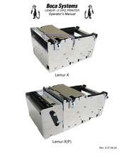 Boca Systems LEMUR-X Operator's Manual