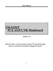 Totem TM-815EP User Manual