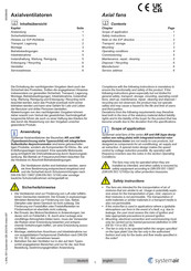 SystemAir X-AW 250E4 sileo Manual