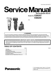 Panasonic ES8253 Service Manual