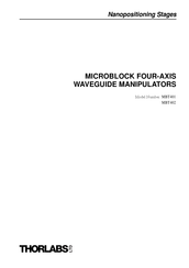 THORLABS MBT402 Manual