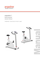 ergoline ergoselect 1 Operator's Manual