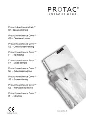 Protac Incontinence Cover 300-304 Directions For Use Manual