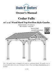 Shade N' Shelters 101815182 Owner's Manual