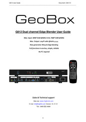 GeoBox G812 User Manual