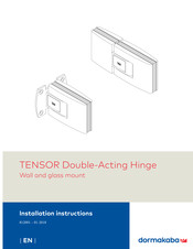 Dormakaba TENSOR Double-Acting Hinge Installation Instructions Manual