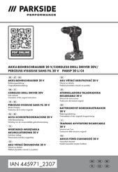 Parkside Performance 445971 2307 User Manual