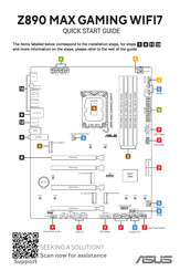 Asus Z790 GAMING WIFI7 Quick Start Manual