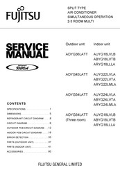 Fujitsu ARYG18LLLA Service Manual