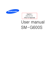 Samsung SM-G600S User Manual