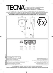 TECNA 9313AX Original Instructions Manual