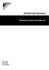 Daikin BRC7F530W Operation Manual
