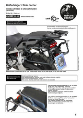 hepco & becker 650992 00 05 Mounting Instructions