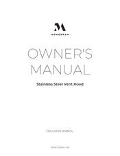 Monogram ZVWS48 Owner's Manual