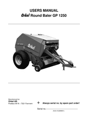 ORKEL GP 1250 User Manual