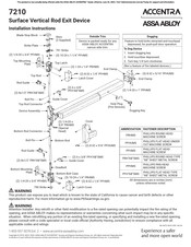 Assa Abloy ACCENTRA 7210 Installation Instructions Manual