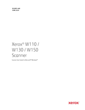 Xerox W110 User Manual