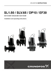 Grundfos DP10 AUTOADAPT Installation And Operating Instructions Manual