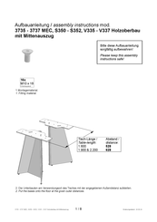 Venjakob V337 Assembly Instructions Manual