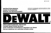 DeWalt DW313 Instruction Manual