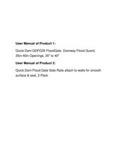 QUICK DAM FloodGate QDFD40 Manual