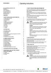 ebm-papst D3G160-IB09-02 Operating Instructions Manual