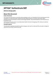 Infineon NBT2000A8K0T4 Design Manual