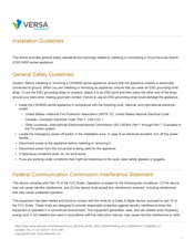 Versa Networks CSX8000 Series Installation Manuallines