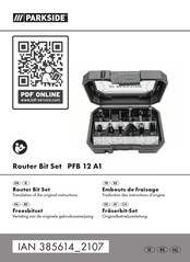 Parkside 385614 2107 Translation Of The Original Instructions