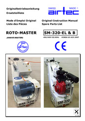 Airtec ROTO-MASTER SM-320-EL Original-Instruction Manual Spare Parts List