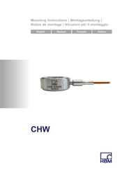 HBM CHW Mounting Instructions