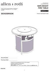 LF allen + roth SEDGEBROOK H23S7430C Assembly Instructions Manual